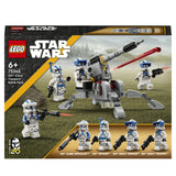 LEGO 75345 Star Wars 501st Clone Troopers Battle Pack Set, Buildable Toy with AV-7 Anti Vehicle Cannon and Spring Loaded Shooter plus 4 Characters