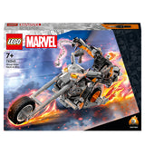 LEGO 76245 Marvel Ghost Rider Mech & Bike, Buildable Motorbike Toy with Movable Action Figure, Super Hero Building Set, Gift for Boys and Girls 7 plus Years Old