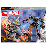 LEGO 76245 Marvel Ghost Rider Mech & Bike, Buildable Motorbike Toy with Movable Action Figure, Super Hero Building Set, Gift for Boys and Girls 7 plus Years Old