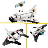 LEGO 31134 Creator 3 in 1 Space Shuttle Toy to Astronaut Figure to Spaceship, Building Toys for Kids, Boys, Girls Aged 6 and up, Creative Gift Idea