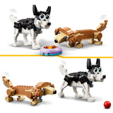 LEGO 31137 Creator 3 in 1 Adorable Dogs Set with Dachshund, Pug, Poodle Figures and More Breeds, Animal Building Toy for Kids aged 7 and Up, Gift for Dog Lovers