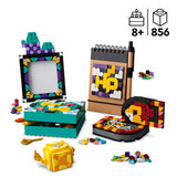 LEGO 41811 DOTS Hogwarts Desktop Kit, DIY Harry Potter Back to School Accessories and Supplies, Desk Decor Items and Patch Sticker, Crafts Toys for Kids