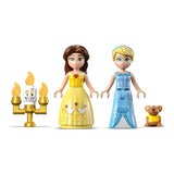 LEGO 43219 Disney Princess Creative Castles, Toy Castle Playset with Belle and Cinderella Mini-Dolls and Bricks Sorting Box, Travel Toys for Kids, Girls and Boys Aged 6