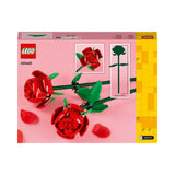 LEGO Creator Roses, Flowers Set, Compatible with Flower Bouquets, Bedroom Decor, Valentine's Day Gift, Room Accessories or Desk Decoration, for Girls, Boys and Flower Fans, 40460