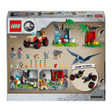 LEGO Jurassic World Baby Dinosaur Rescue Centre Toy for Kids, Mini Triceratops, Ankylosaurus and Velociraptor Dino Figure Toys, Gifts for Boys and Girls Aged 4 Plus 76963
