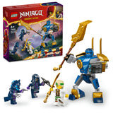 LEGO NINJAGO Jay’s Mech Battle Pack, Action Figure Toy for 6 Plus Year Old Boys, Girls & Kids, Dragons Rising Set with Ninja Character Jay Minifigure for Role-Play Fun, Small Gift Idea 71805