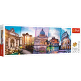 Trefl - 500 -piece panorama puzzles - Traveling to Italy