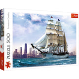 Trefl - 500 -piece puzzles - Sailing Against Chicago
