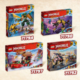 LEGO 71794 NINJAGO Lloyd and Arin's Ninja Team Mechs Set with 2 Combinable Action Figures and 5 Minifigures, Ninja Battle Playset for Kids