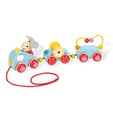 Goula Bunny's Train - Wood Train - Educational Toys - GLA55244