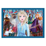 CLEMENTONI - Puzzle - Frozen - 4 in 1 - 4 in 1 - (12-16-20-24 Pieces) - Age: 3