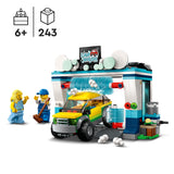 LEGO 60362 City Carwash with Toy Car for 6+ Years Old Kids, Boys, Girls, Set with Spinnable Washer Brushes, Vehicle and 2 Minifigures, Small Gift Idea
