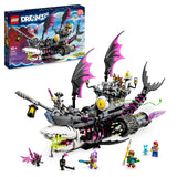 LEGO 71469 DREAMZzz Nightmare Shark Ship Set, Build a Pirate Ship Toy in 2 Ways, Dream Boat Model Building Kit with Mateo, Izzie, Nova & Nightmare King Minifigures, Toys for Kids, Girls, Boys