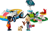 LEGO Friends Electric Car and Charger, Eco Vehicle Toy for 6 Plus Year Old Girls, Boys & Kids, Role-Play Adventure Set with Mini-Doll Characters Nova and Zac and a Pet Dog Figure Small Gift Idea 42609