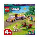 LEGO Friends Horse and Pony Trailer Set, Animal Building Toys for 4 Plus Year Old Girls, Boys & Kids, with Car, Liann and Zoya Character Figures and 2 Horses, Gift Idea for Pretend Play 42634