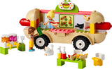 LEGO Friends Hot Dog Food Truck Toy for 4 Plus Year Old Girls, Boys & Kids, Vehicle Set with Mini-Doll Characters, Cat Figure and Kitchen Accessories, Pretend Restaurant Play, Birthday Gift 42633