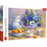 Trefl - 1000 pieces puzzle - Blue Bouquet