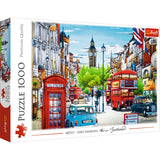 Trefl - 1000 pieces puzzle - London Street