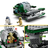 LEGO 75360 Star Wars Yoda's Jedi Starfighter Building Toy, The Clone Wars Vehicle Set with Master Yoda Minifigure, Lightsaber and Droid R2-D2 Figure