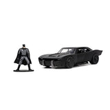 SIMBA - Jada 253213008 the batman batmobile with figure 1:32 in cdu, black/white