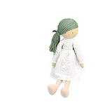 Bonikka Model Megan Soft Doll Grey Hair with White Dress Size 50 cm