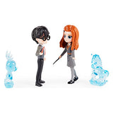 SPIN MASTER - Wizarding World , Magical Minis Harry Potter and Ginny Weasley Patronus Friendship Set with 2 Toy Figures and 2 Creatures, Kids Toys for Ages 5 and up