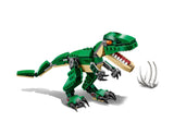 LEGO 31058 Creator Mighty Dinosaurs Toy, 3 in 1 Model, Triceratops and Pterodactyl Dinosaur Figures, Modular Building System