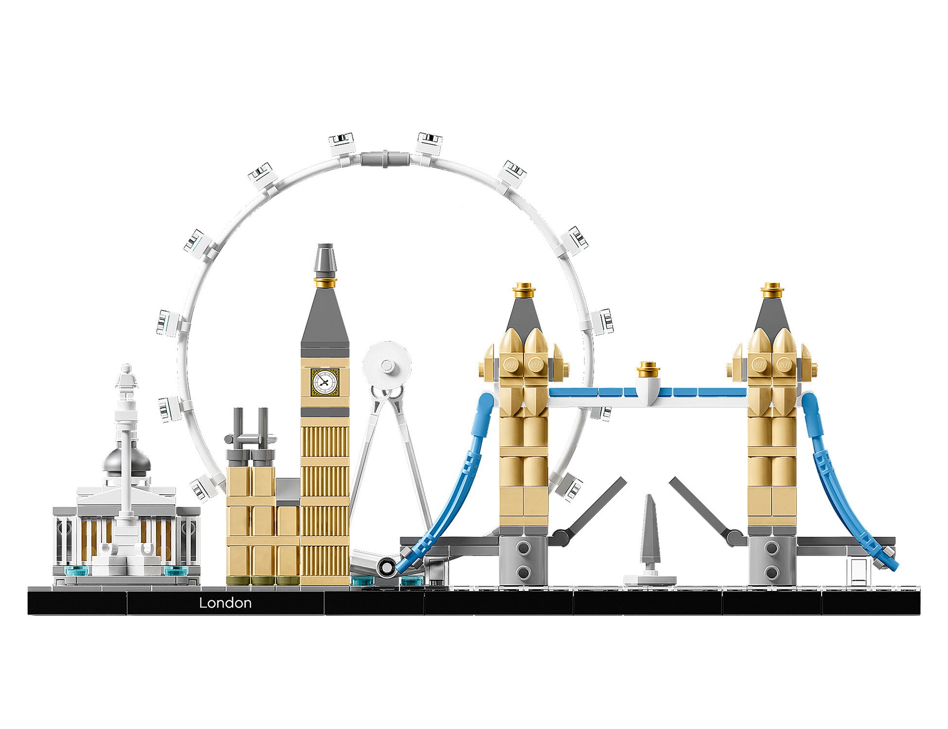 Tambov, Fédération De Russie - 11 Mars 2022 Lego Londres. Cet Ensemble  Comprend La National Gallery, La Colonne Nelson, Big Ben Et Tower Bridge.  Collection D'horizon Lego Architecture Banque D'Images et Photos