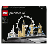 LEGO 21034 Architecture Skyline Model Building Set, London Eye, Big Ben, Tower Bridge Collection, Construction Collectible Gift Idea