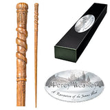 The Noble Collection - Percy Weasley Character Wand - 16in (40cm) Wizarding World Wand With Name Tag - Harry Potter Film Set Movie Props Wands