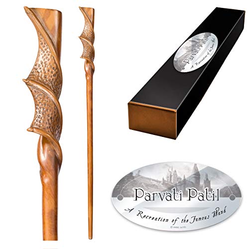 The Noble Collection - Parvati Patil Character Wand - 15in (36cm) Wizarding World Wand With Name Tag - Harry Potter Film Set Movie Props Wands