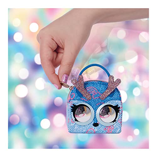 Spin Master - Purse Pets Toy Figure Coin Purses & Pouches Purse pets - micro narvalo narwow fashion clutch bag with rotating eyes, toys for girls 5 years and above 6062213