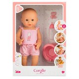 SIMBA - Corolle 9000130250 mon grand poupon emma trink and wet bath baby 36 cm / french doll with charm and vanilla fragrance