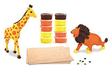 JOUSTRA - Modella your animals - Savana animals: Giraffa and Leone