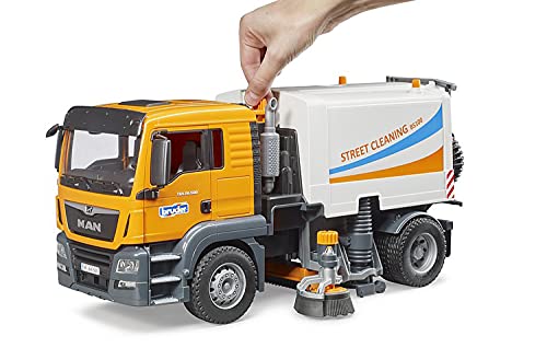 Bruder - BRUDER 03780 Man TGS Truck Road Cleaning - Mod:3780