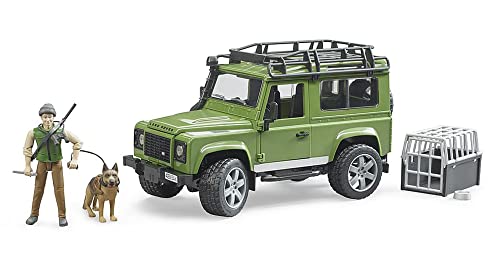 Bruder - Bruder Land Rover Defender Station Wagon with Forest Ranger and Dog - Mod:2587