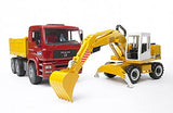 Brueder - MAN TGA Construction truck with Liebherr Excavator