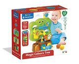 Clementoni 17687 hide-ball drop tree, activity center, children game 12 months, develops manual and logical skills-ecological, recycled plastic, made in italy, multi-colored, medium