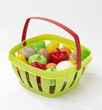 SIMBA - Ecoiffier 966 - shopping basket with fruit and vegetables, accessories, green