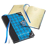 The Noble Collection Harry Potter Ravenclaw Journal - 9.75in (25cm) Hardbound Lined with Gilded Edges and Die Cast Enameled Crest - Officially Licensed Film Set Movie Props Gifts