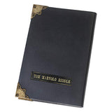 The Noble Collection Harry Potter Tom Riddle Diary - 8in (21cm) Journal Diary Replica - Includes Blank Pages & Metal Corner Plates - Harry Potter Film Set Movie Props Gifts Stationery