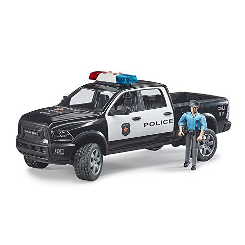 Bruder - Bruder RAM 2500 Police Pick Up with Police Officer - Mod:2505