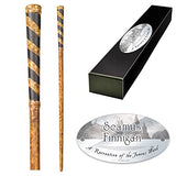 The Noble Collection - Seamus Finnigan Character Wand - 13in (33cm) Wizarding World Wand With Name Tag - Harry Potter Film Set Movie Props Wands