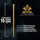 The Noble Collection - Lucius Malfoy Character Wand - 15in (37cm) Wizarding World Wand With Name Tag - Harry Potter Film Set Movie Props Wands