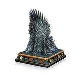 The Noble Collection Game Of Thrones Iron Throne Bookend - 7.5in (28cm) Hand Painted Bookend Stand - Game Of Thrones TV Show Props Replicas Gifts