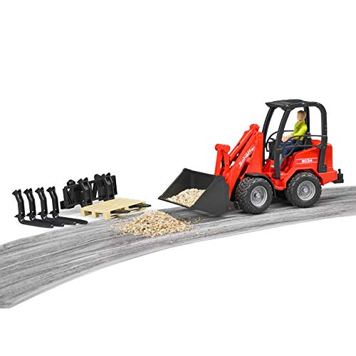 Brueder - Schäffer Compact loader 2630 with figure and acces