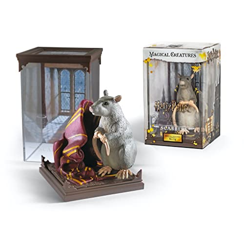 The Noble Collection - Magical Creatures Scabbers - Hand-Painted Magical Creature #14 - Officially Licensed 7in (18.5cm) Harry Potter Toys Collectable Figures - For Kids & Adults