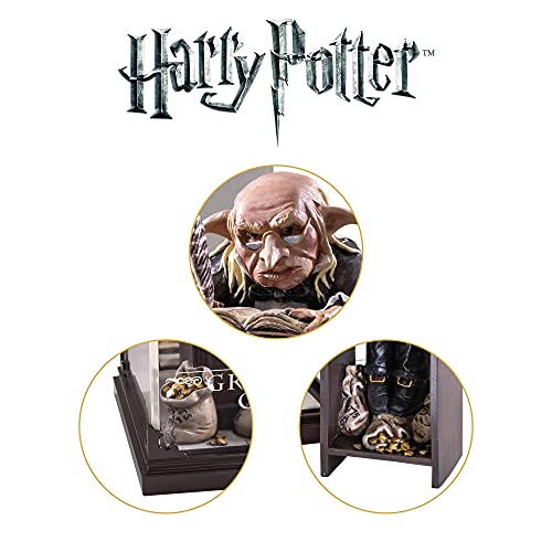 The Noble Collection - Magical Creatures Gringotts Goblin - Hand-Painted Magical Creature #10 - Officially Licensed 7in (18.5cm) Harry Potter Toys Collectable Figures - For Kids & Adults