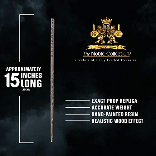 The Noble Collection Sirius Black Wand in Ollivanders Box 15.5 inch Sirius Black Wand With Original Ollivanders Wand Box - Harry Potter Film Set Movie Props Wands