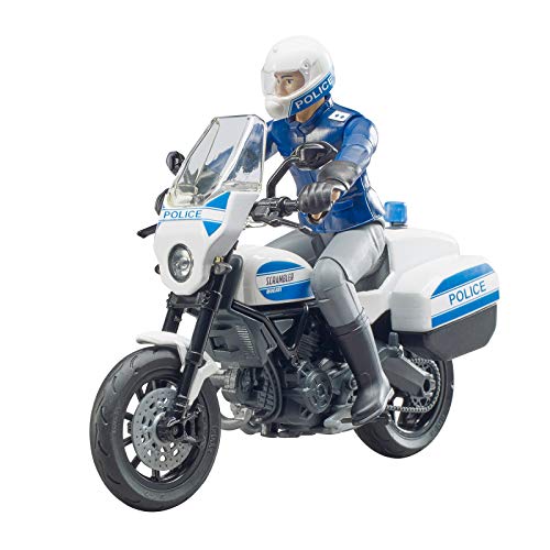 Bruder - Bruder Scrambler Ducati Police Bike with Policeman - Mod:62731